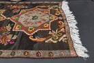 Authentic Anatolian vintage kilim rug (1960s) with oriental design – one-of-a-kind at Fame Rugs