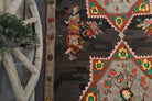 Handwoven flatweave wool kilim from Anatolia, Turkey – Tasseled Flatweave Vintage Carpet 6'2" x 10'2"