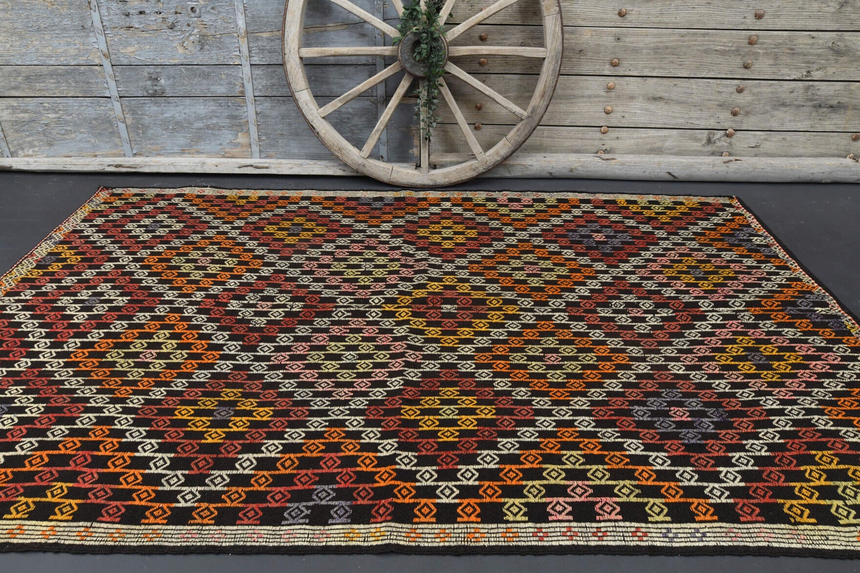 180x291 cm vintage Anatolian kilim rug – Alevumut, flatweave, wool