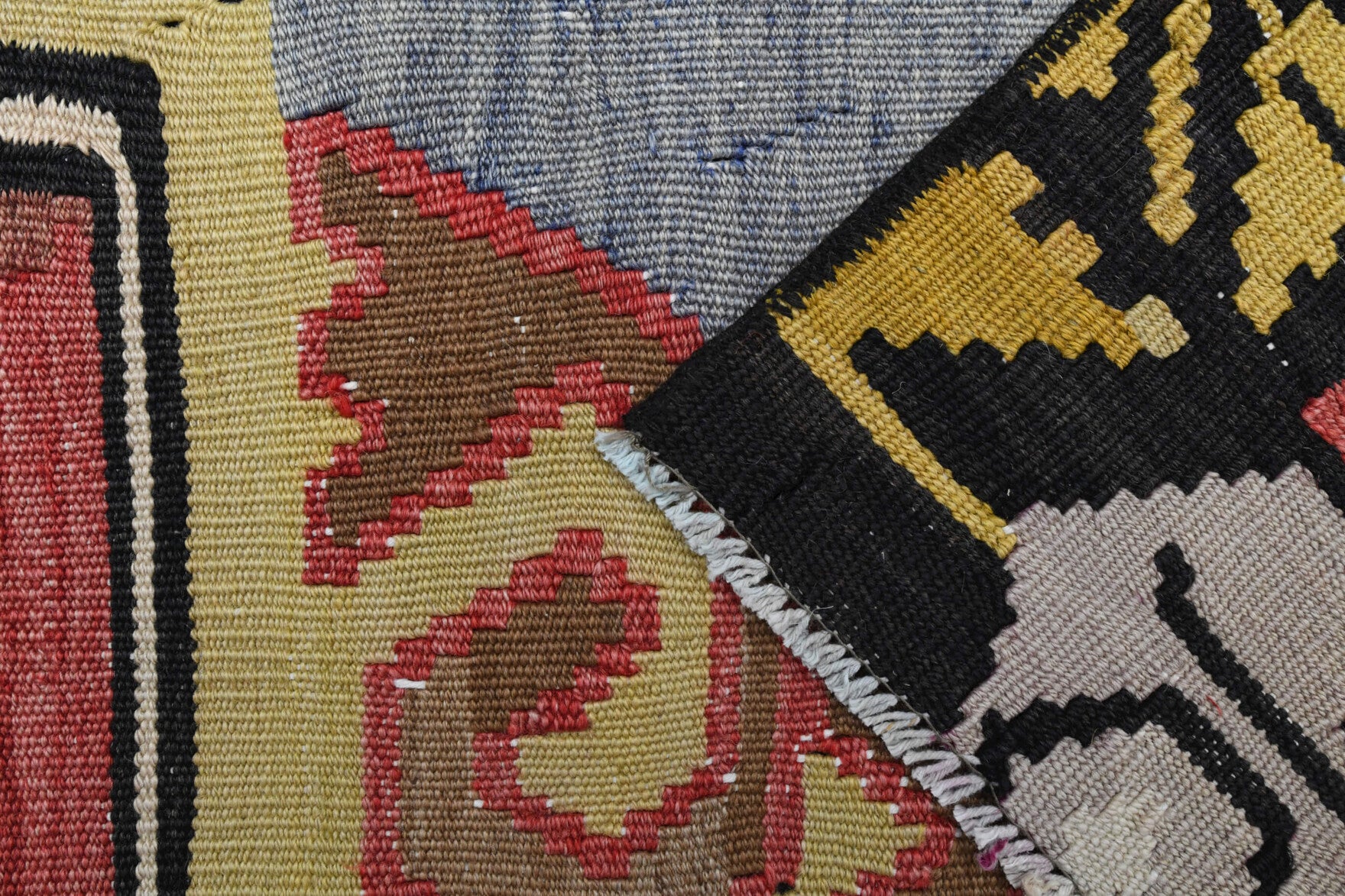Oushak Cacim Kilim - Vintage Area Rug