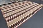 One-of-a-kind 1960s Anatolian vintage kilim rug in wool, 5'9" x 9'1"