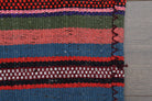 One-of-a-kind 1960s Anatolian vintage kilim rug in wool, 5'11" x 8'3"