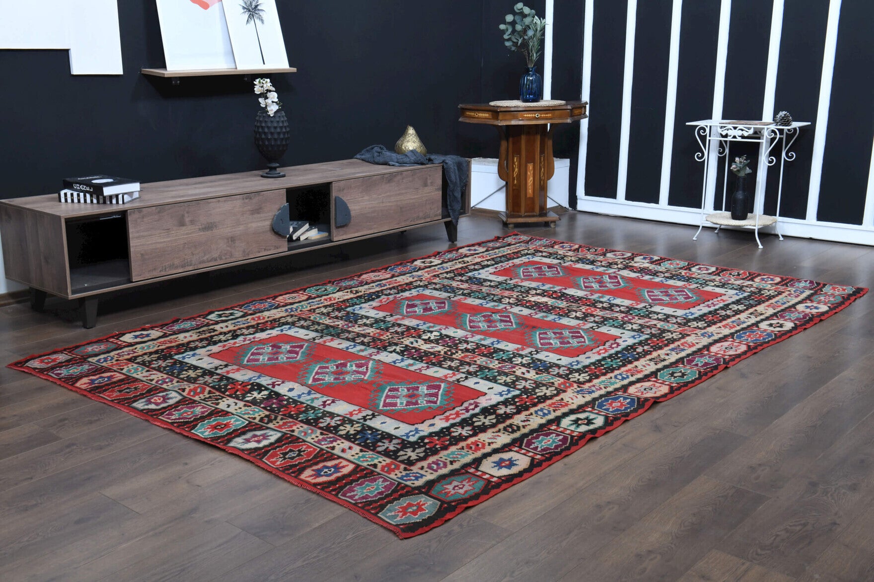 207x311 cm vintage Anatolian kilim rug – Aglaophone, flatweave, wool