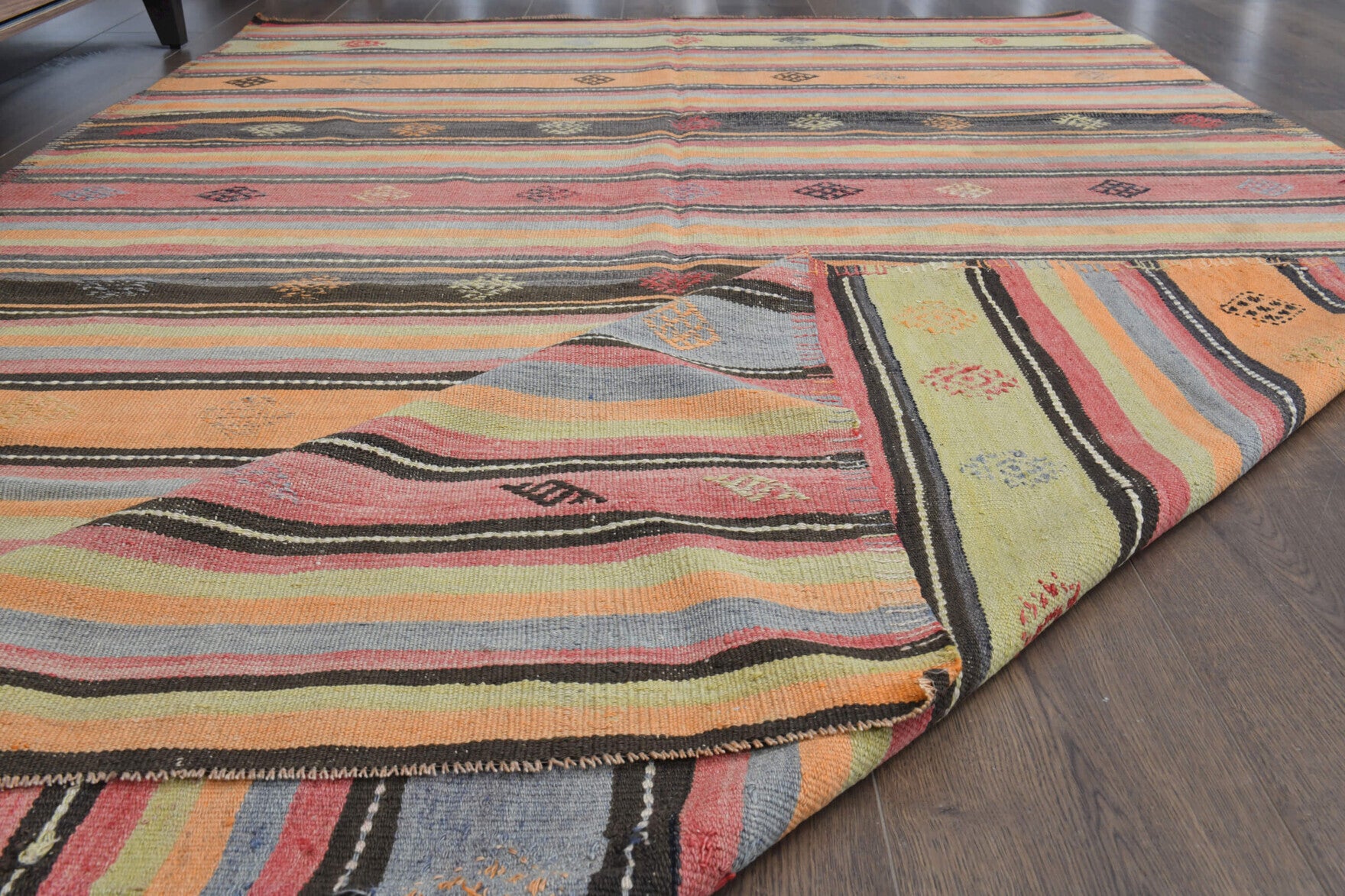 164x280 cm vintage Anatolian kilim rug – Aglaonassa, flatweave, wool