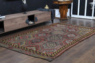 Authentic Anatolian vintage kilim rug (1960s) with oriental design – one-of-a-kind at Fame Rugs
