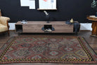 Handwoven flatweave wool kilim from Anatolia, Turkey – Vintage Turkish Cacim Kilim Rug 5'7" x 8'11"