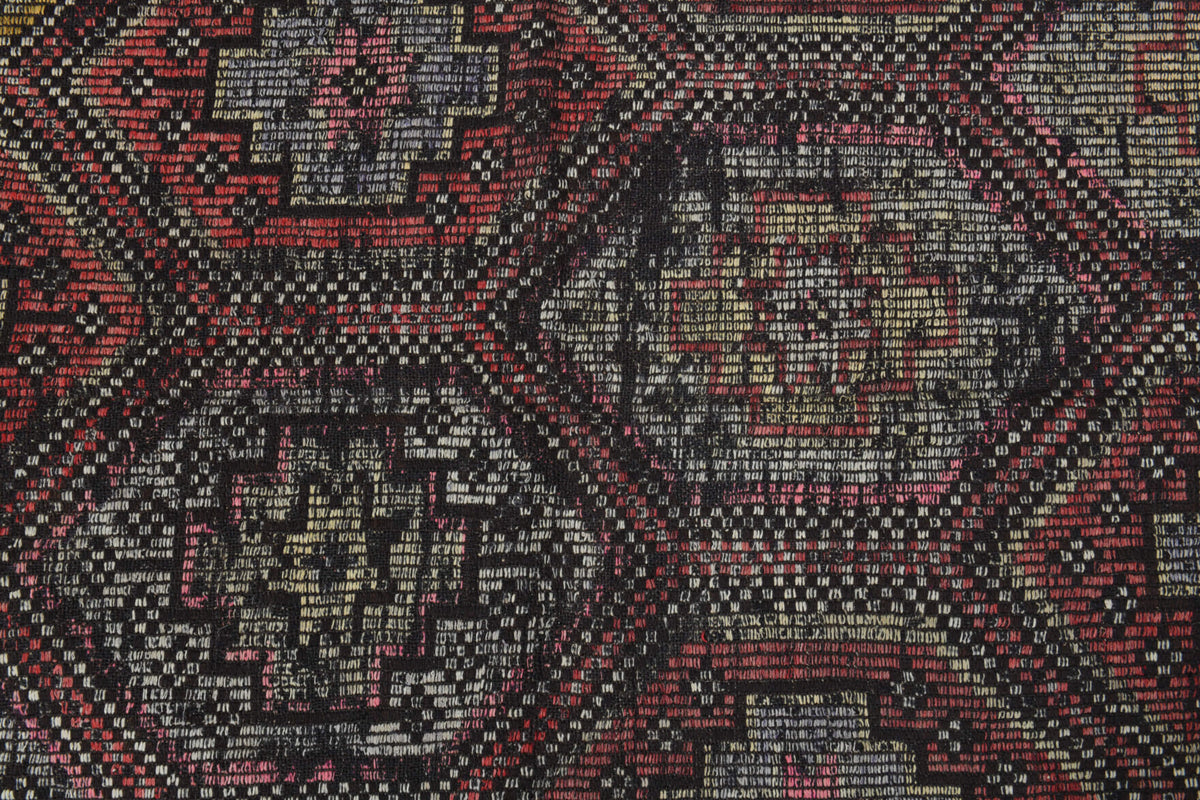 Hand-crafted Anatolian vintage kilim Agathopelia in wool, 1960s