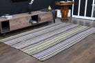 One-of-a-kind 1960s Anatolian vintage kilim rug in wool, 5'7" x 9'5"