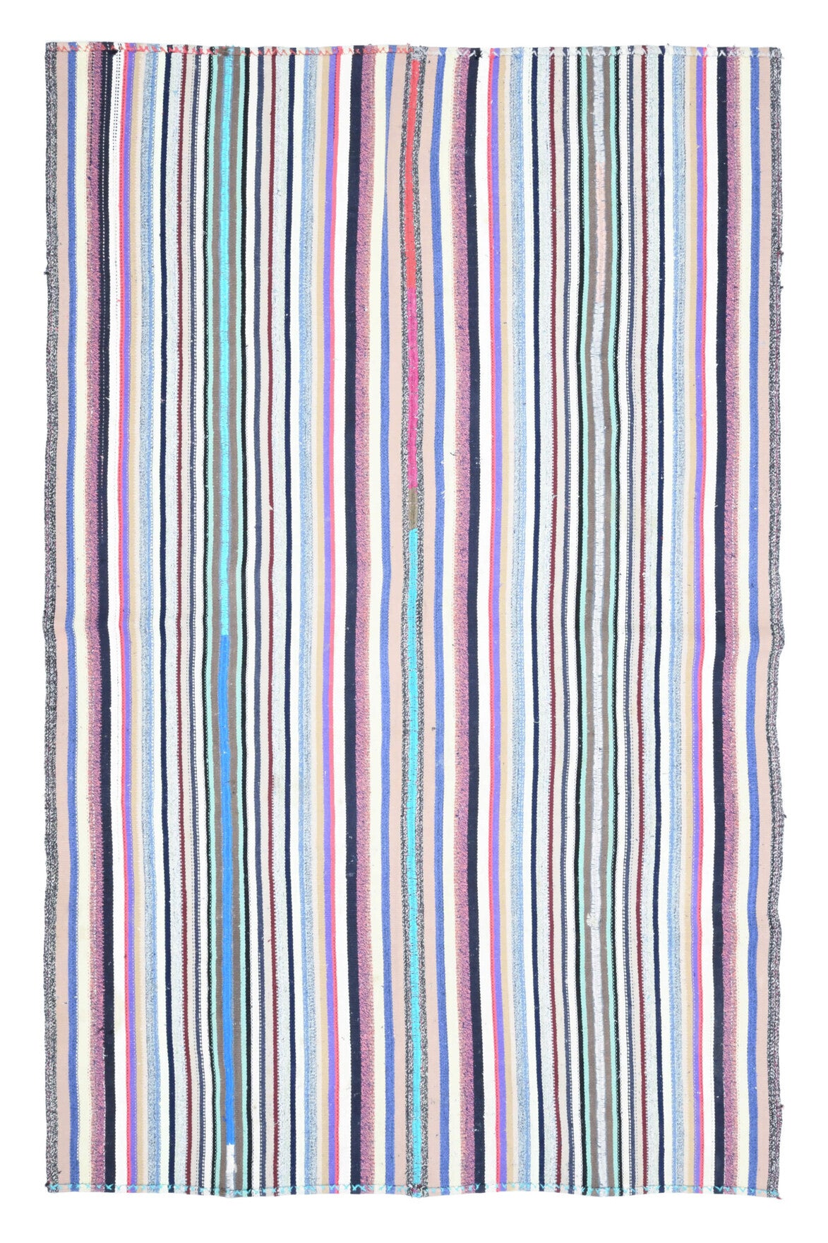 Turkish Vintage Area Kilim Rug