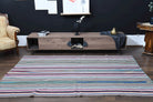 Turkish Vintage Area Kilim Rug