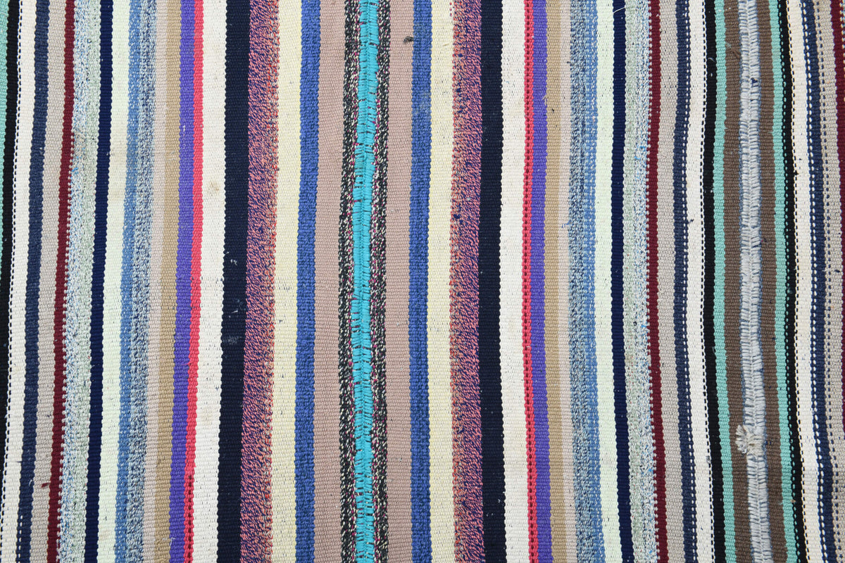 Turkish Vintage Area Kilim Rug