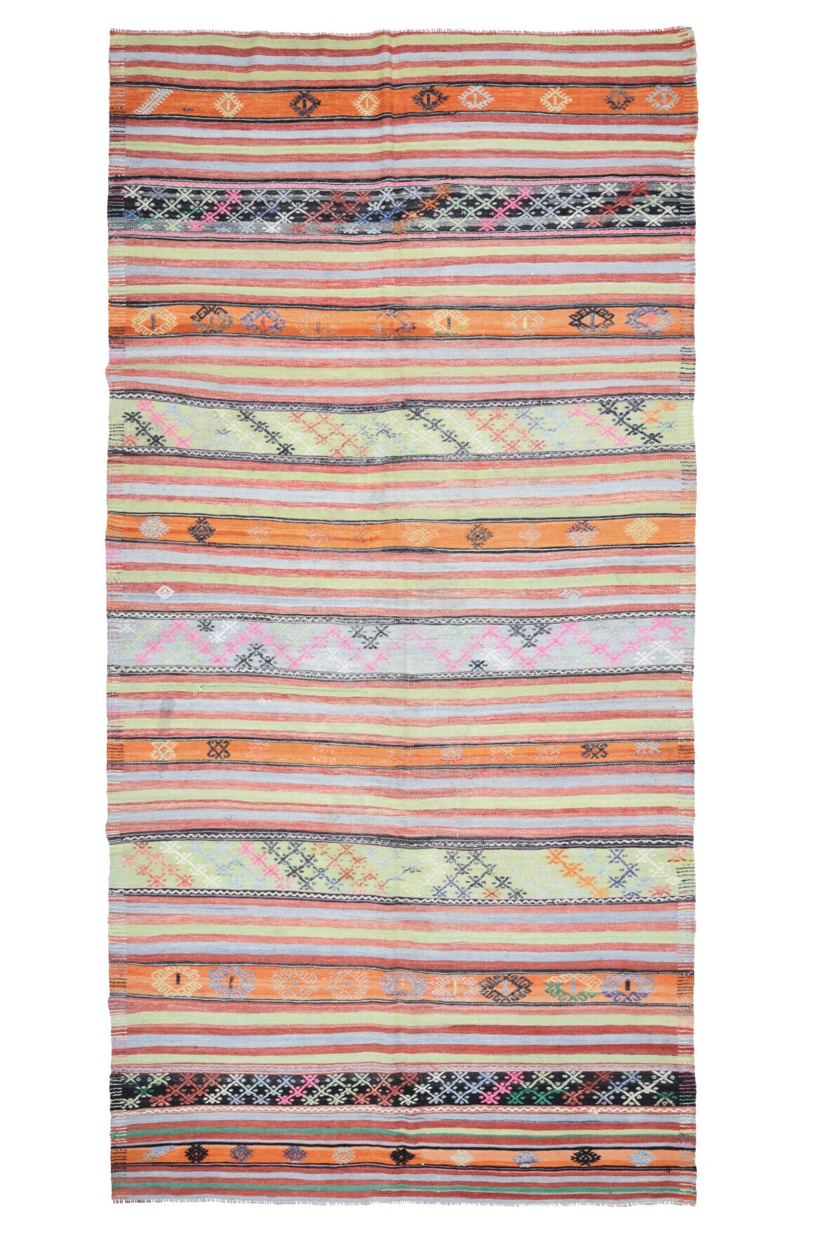 Turkish Vintage Kilim Runner Rug