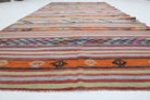 Turkish Vintage Kilim Runner Rug