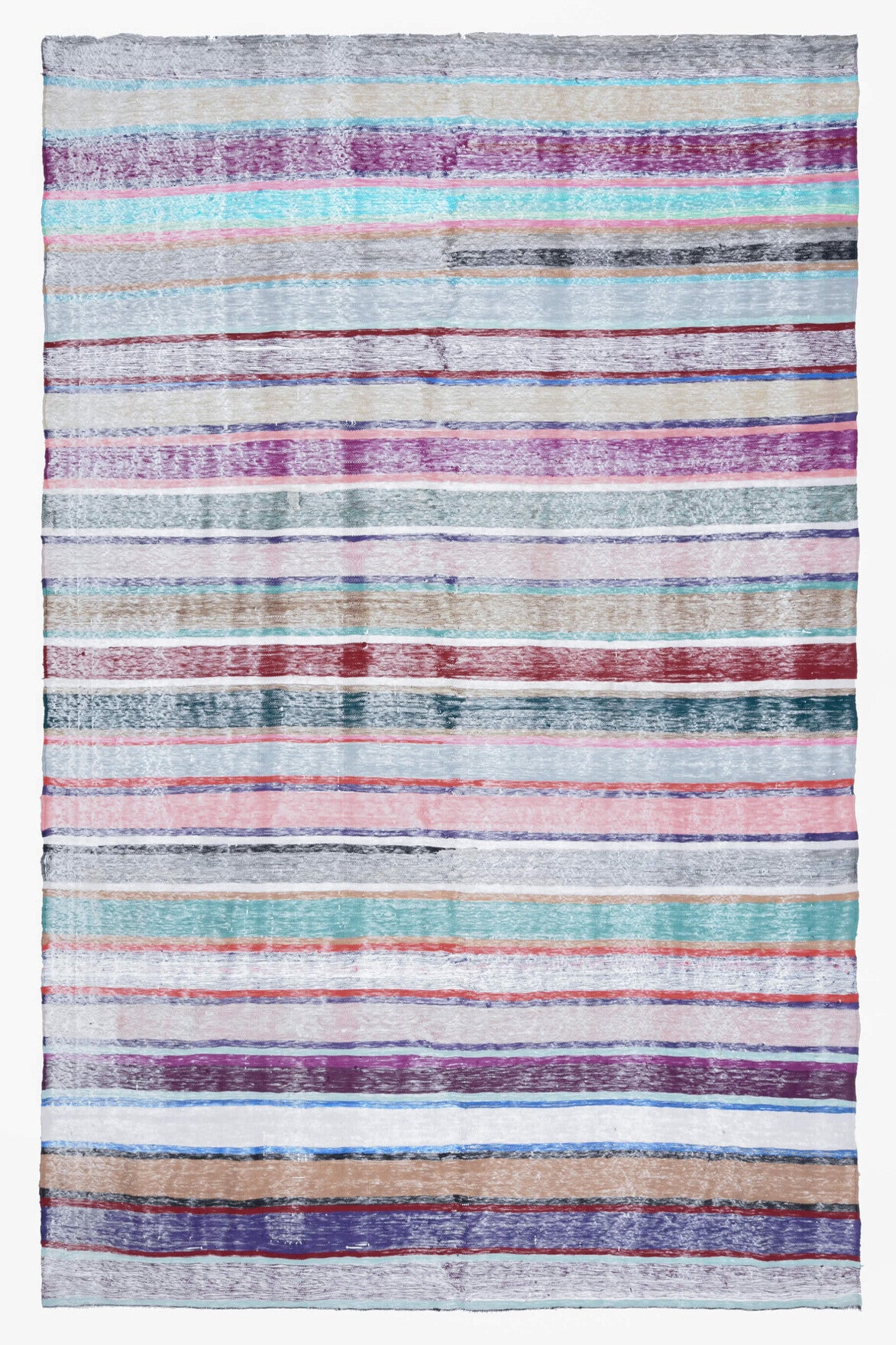 Turkish Vintage Area Kilim Rug