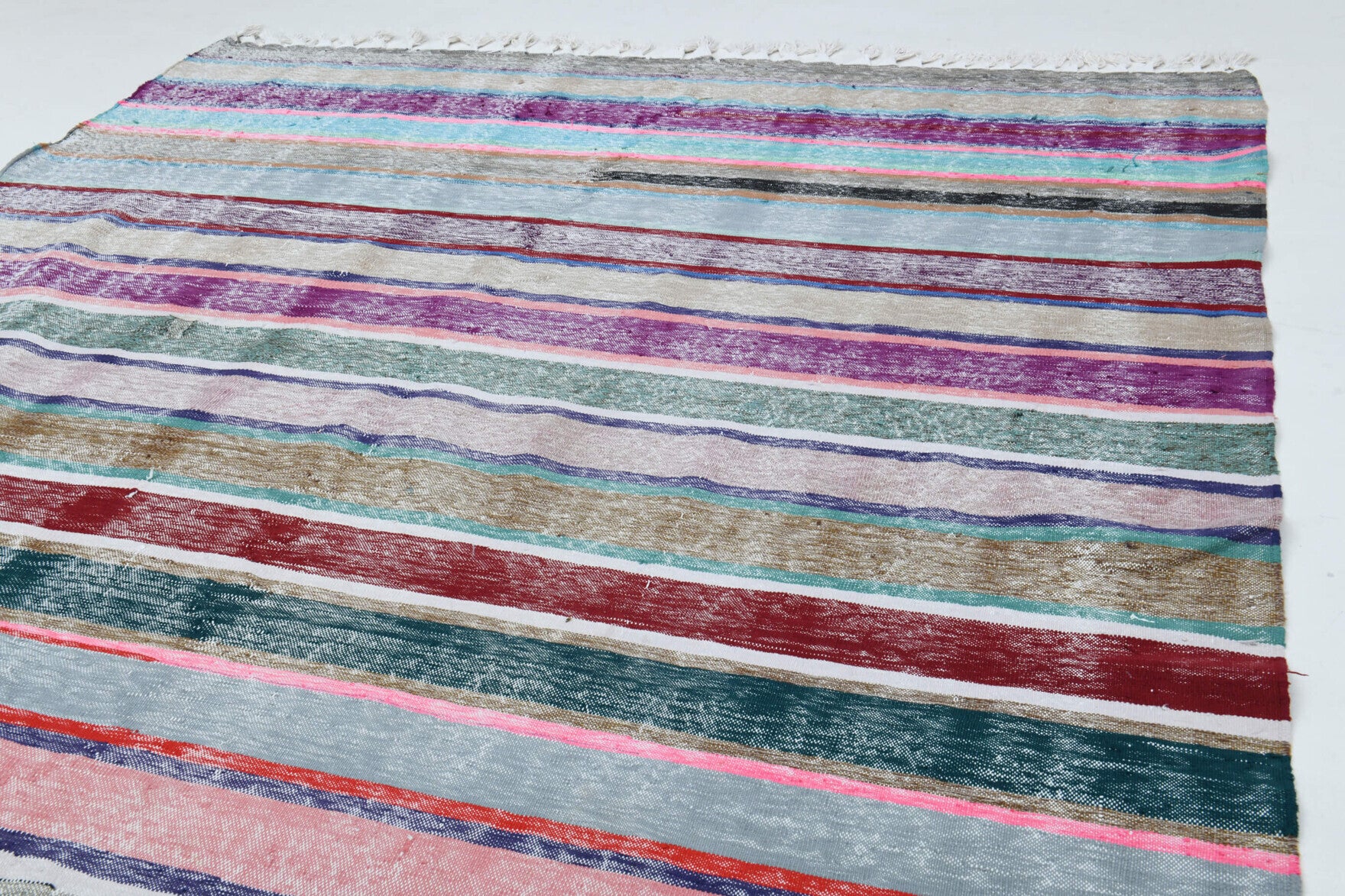 190x298 cm vintage Anatolian kilim rug – Altindeniz, flatweave, wool