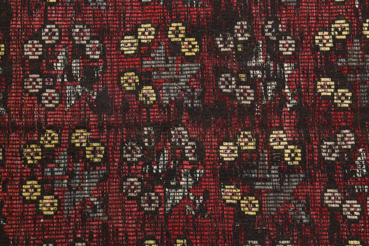 Turkish Vintage Area Kilim Rug