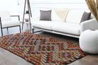 Turkish Vintage Area Kilim Rug