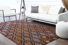Handwoven flatweave wool kilim from Anatolia, Turkey – Turkish Vintage Kilim Rug 5'5" x 10'2"