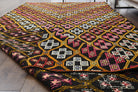 Turkish Vintage Area Kilim Rug