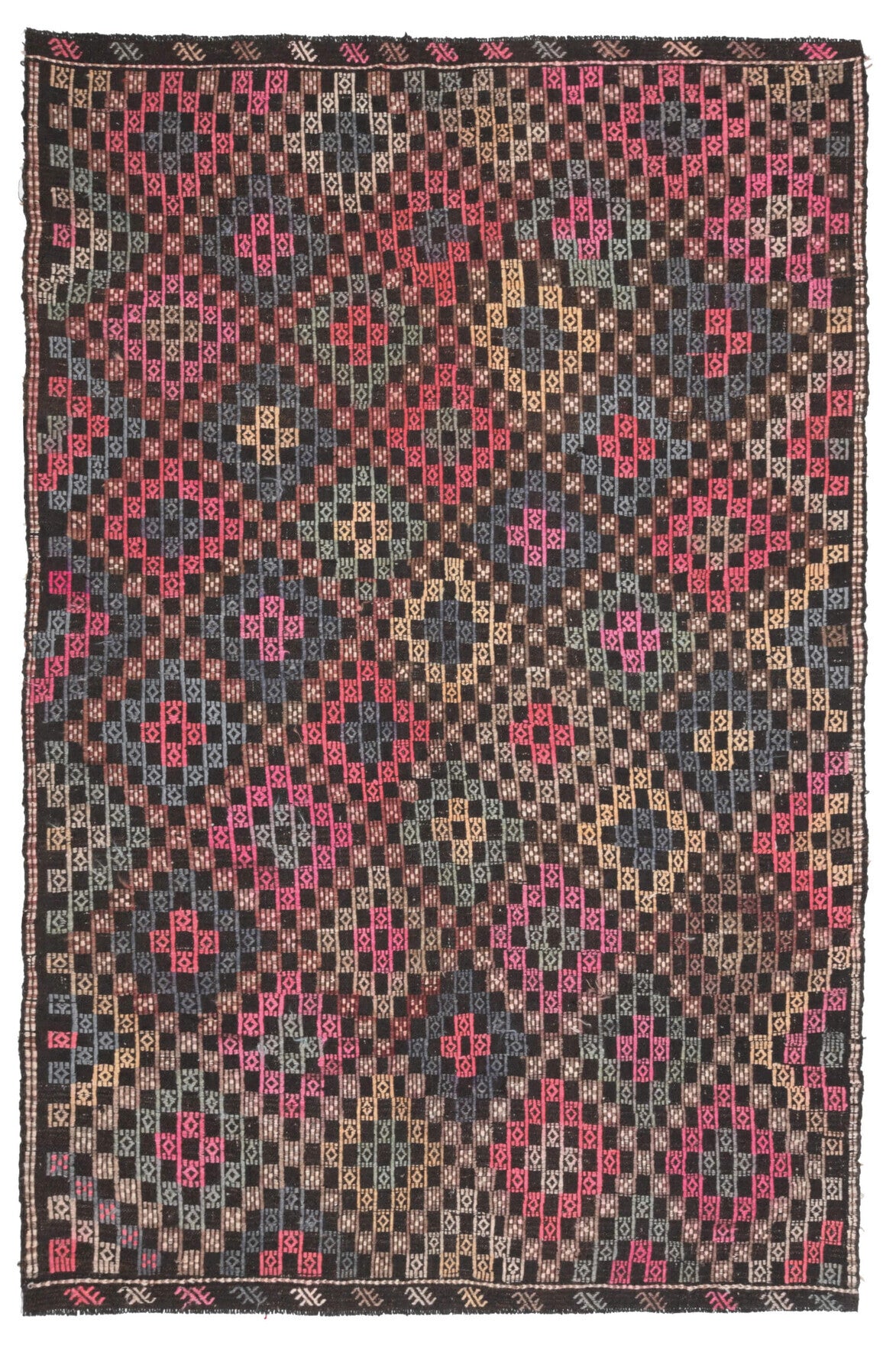 Turkish Vintage Kilim Area Rug