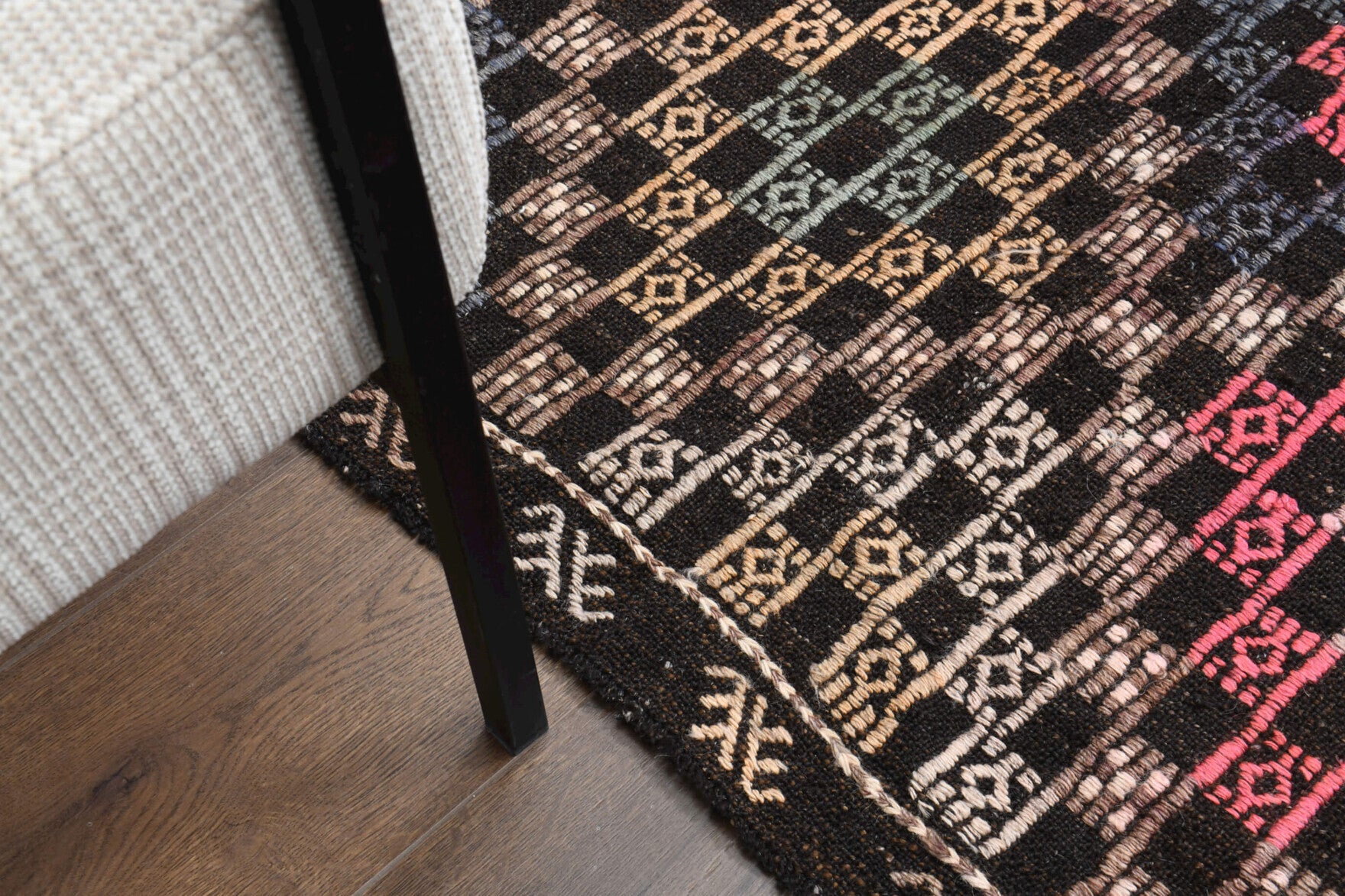 Turkish Vintage Kilim Area Rug