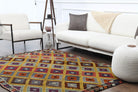 Handwoven flatweave wool kilim from Anatolia, Turkey – Vintage Kilim Rug 5'9" x 7'8"