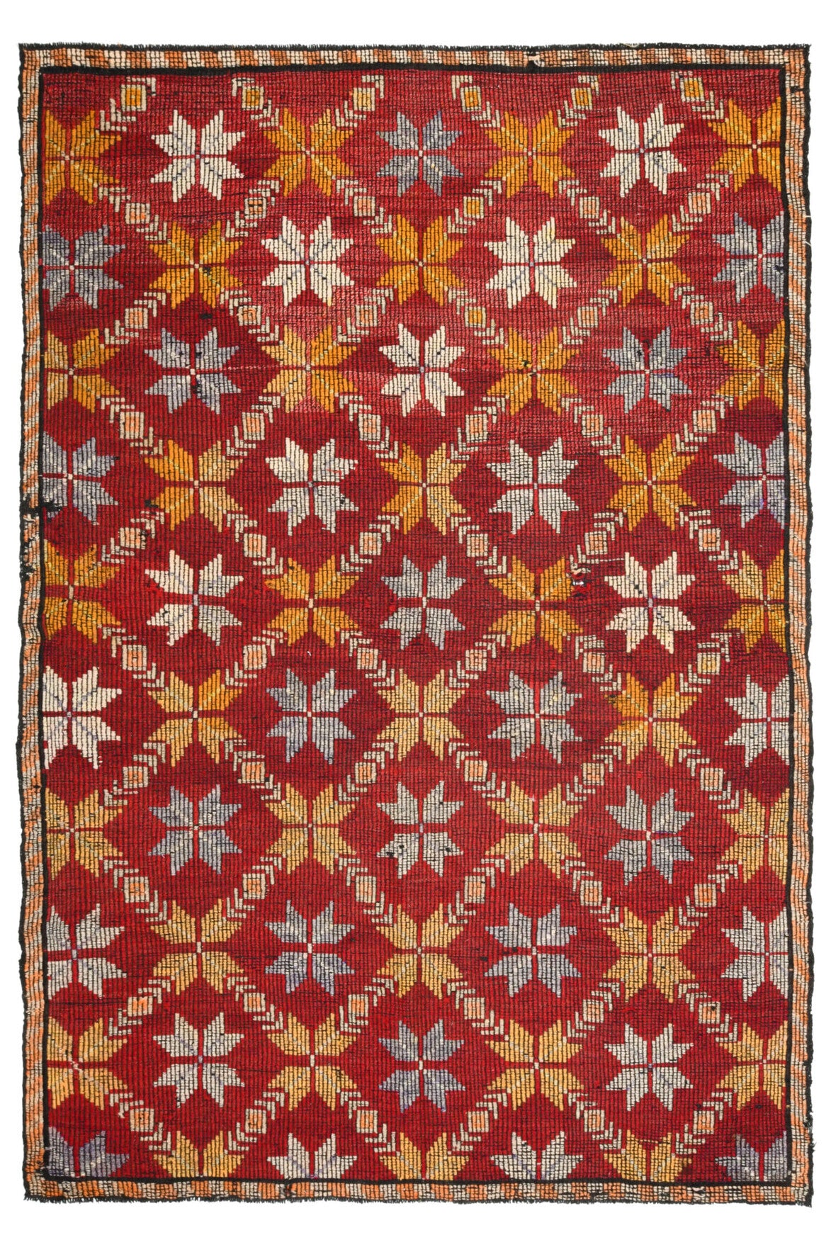 Turkish Vintage Area Kilim Rug