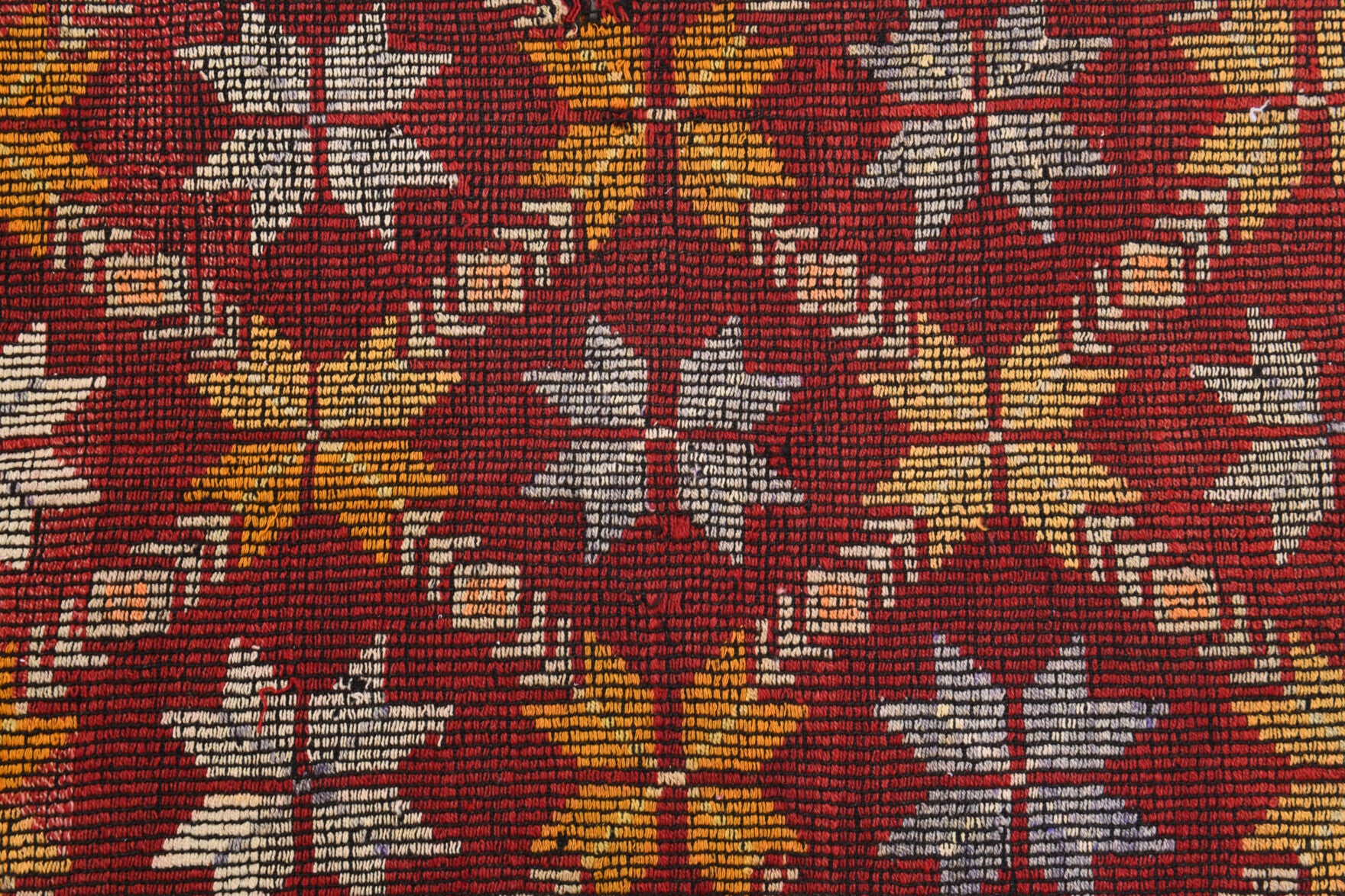 Turkish Vintage Area Kilim Rug