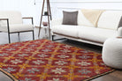 Turkish Vintage Area Kilim Rug