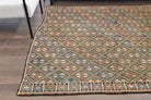 Naianassa kilim: 1960s handwoven flatweave Anatolian kilim with greek key motifs