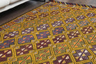 Turkish Vintage Area Kilim Rug
