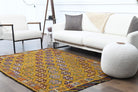 Turkish Vintage Area Kilim Rug