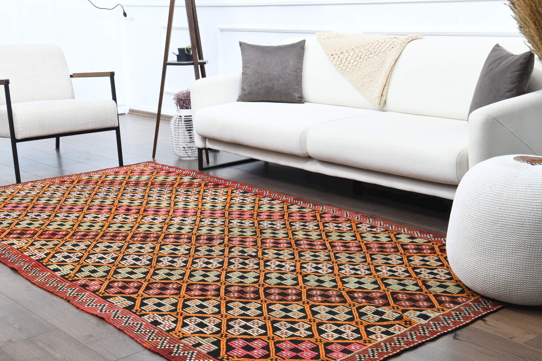 152x295 cm vintage Anatolian kilim rug – Kadifesel, flatweave, wool