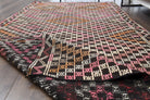 One-of-a-kind 1960s Anatolian vintage kilim rug in wool, 4'7" x 9'6"