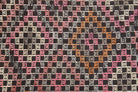 Authentic Anatolian vintage kilim rug (1960s) with ikat design – one-of-a-kind at Fame Rugs