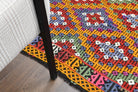 One-of-a-kind 1960s Anatolian vintage kilim rug in wool, 5'10" x 8'5"
