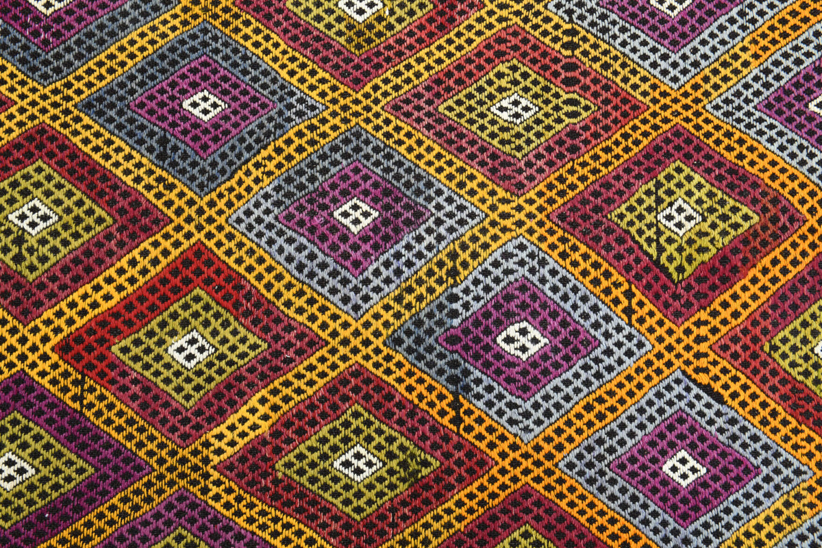 160x263 cm vintage Anatolian kilim rug – Sudenaz, flatweave, wool