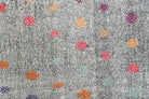 Turkish Vintage Gray Area Kilim