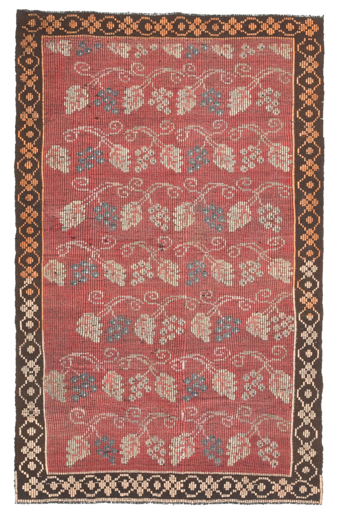 Turkish Vintage Area Kilim Rug