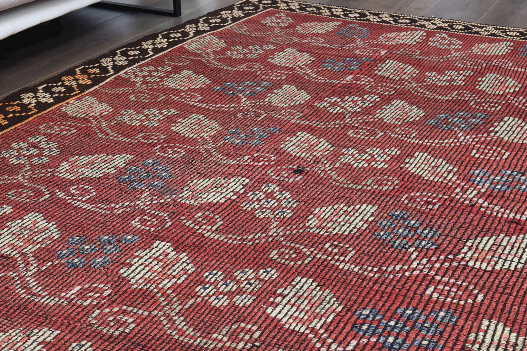 163x265 cm vintage Anatolian kilim rug – Reyhanefsan, flatweave, wool