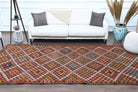 Turkish Vintage Area Kilim Rug