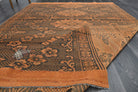 Handwoven flatweave wool kilim from Anatolia, Turkey – Handloom Vintage Turkish Kilim Rug 5'10" x 8'8"