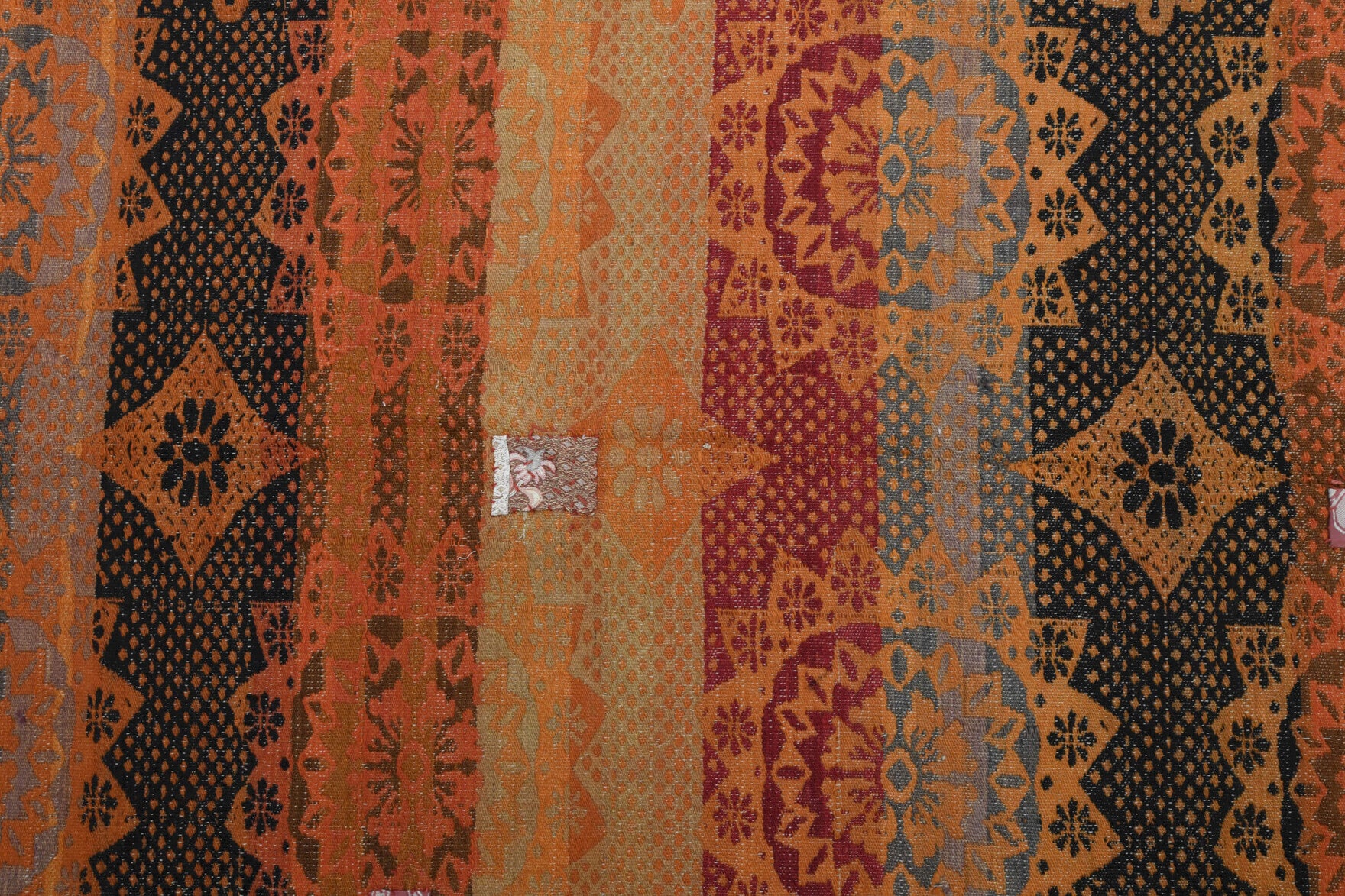 One-of-a-kind 1960s Anatolian vintage kilim rug in wool, 6' x 9'5"