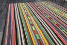 Turkish Vintage Area Kilim Rug