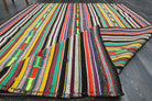 Turkish Vintage Area Kilim Rug