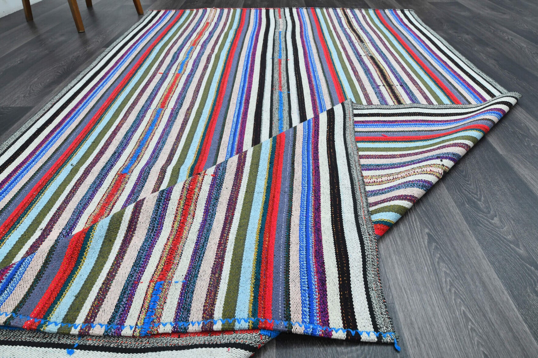 158x270 cm vintage Anatolian kilim rug – Selencihan, flatweave, wool