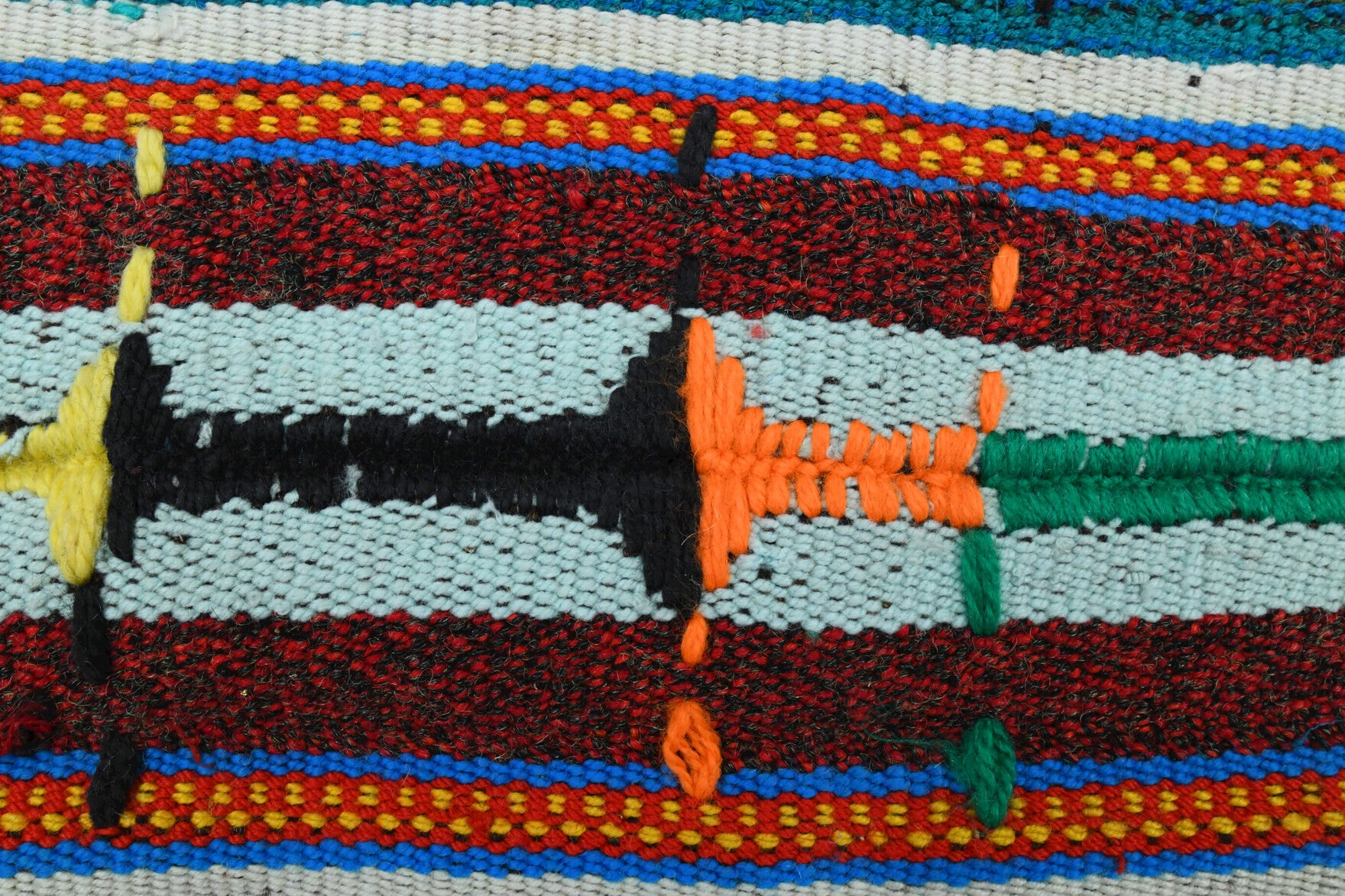 Tuwanuwa kilim: 1960s handwoven flatweave Anatolian kilim with striped motifs
