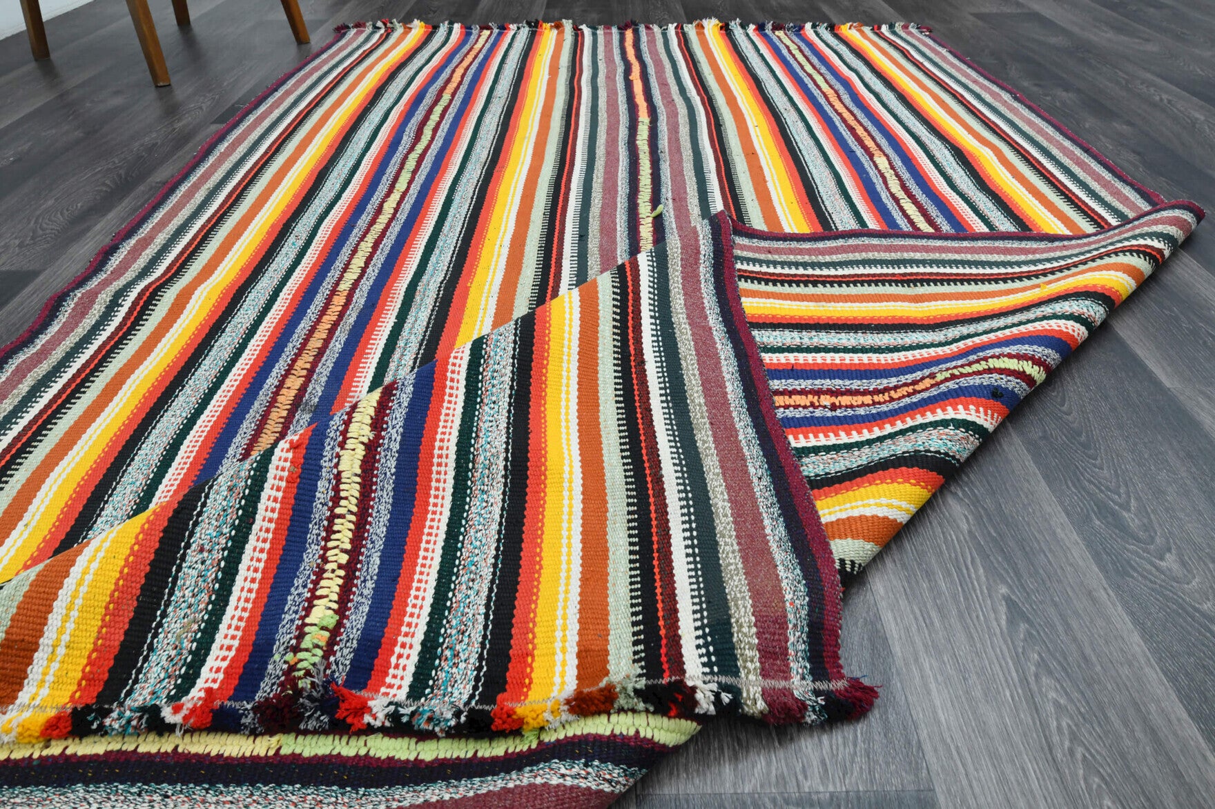 161x270 cm vintage Anatolian kilim rug – Agdistis, flatweave, wool