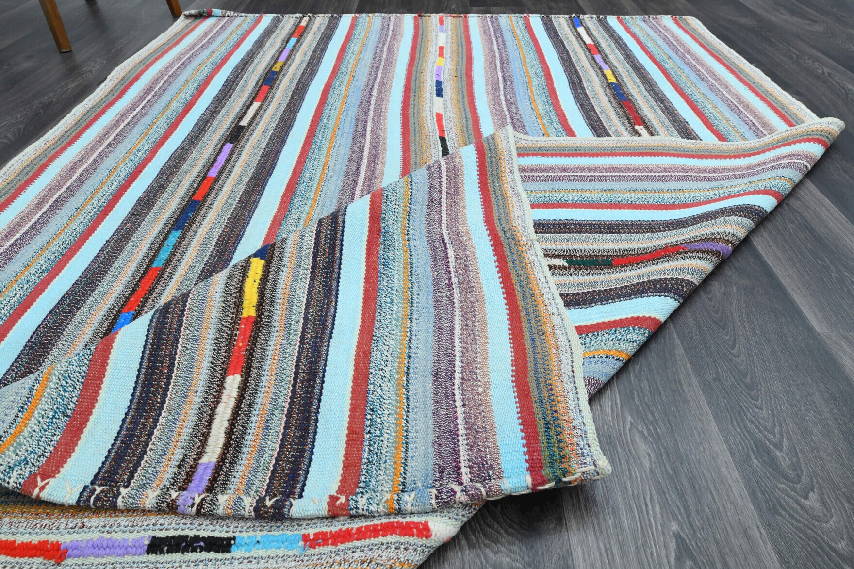 176x250 cm vintage Anatolian kilim rug – Agathaura, flatweave, wool