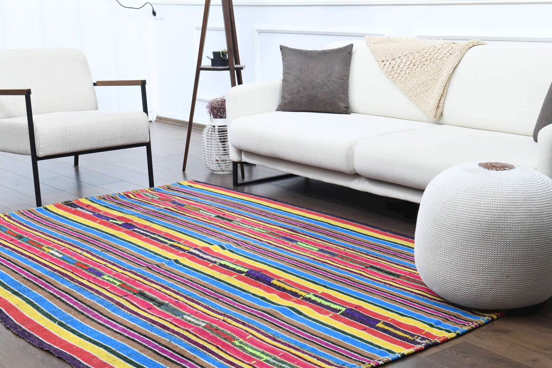 174x242 cm vintage Anatolian kilim rug – Ceylanhayat, flatweave, wool